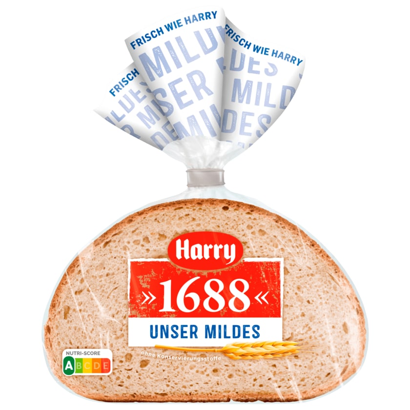 Harry 1688 Weizenmischbrot Unser Mildes 500g